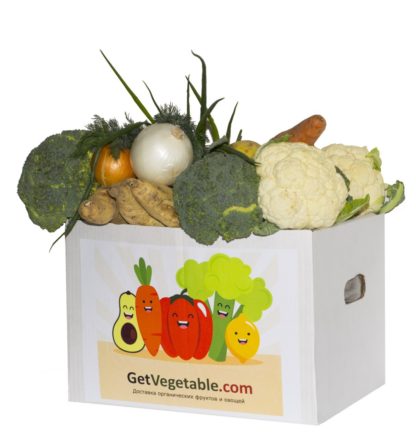 Доставка овощной коробки